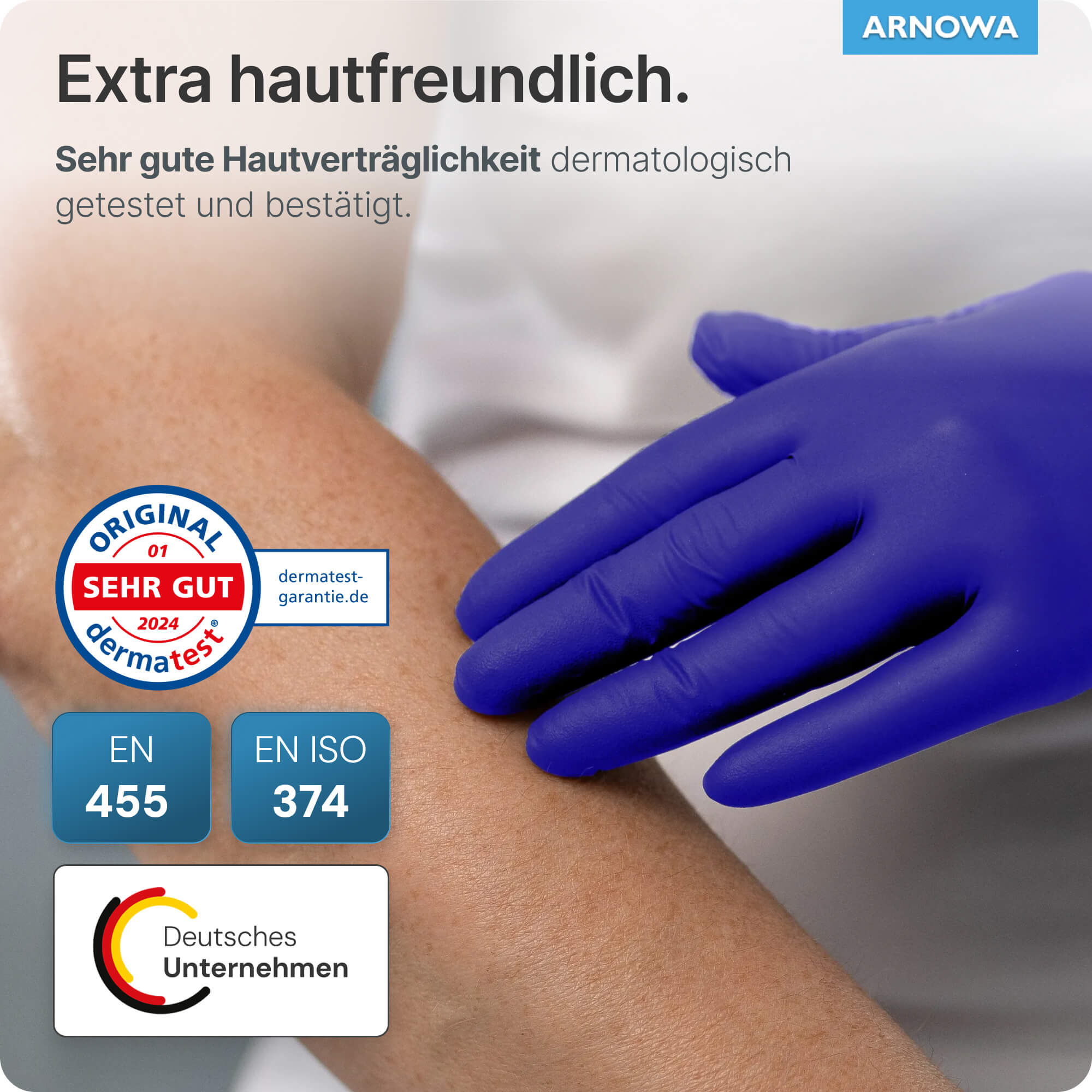 XTRA PURE Dermatest-Siegel
