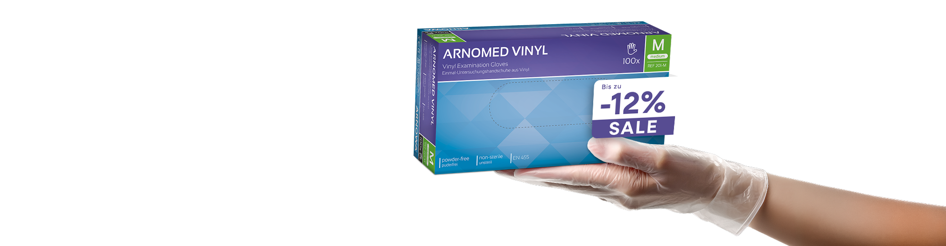 ARNOMED Vinyl Handschuhe