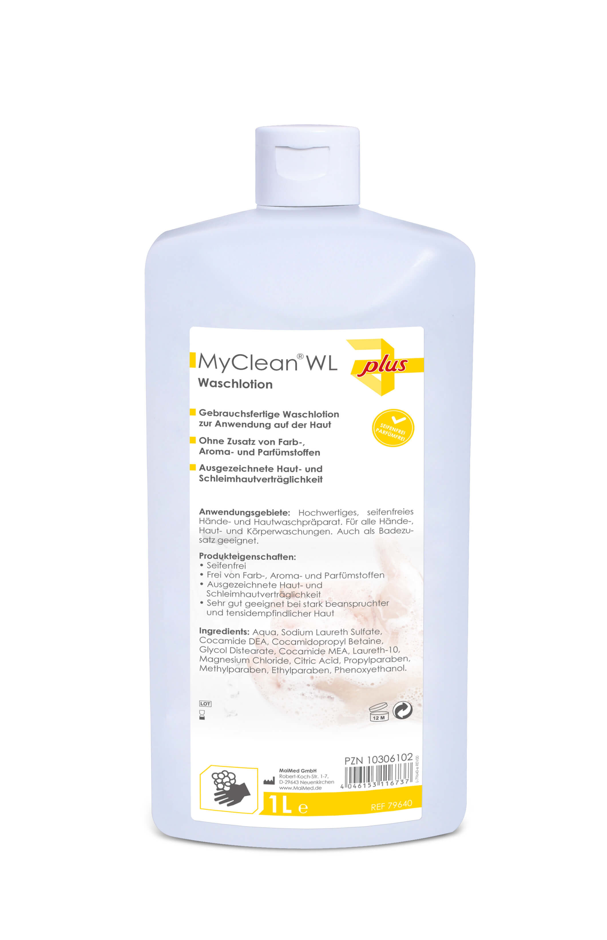 MaiMed MyClean Waschlotion in der 1-Liter-Flasche