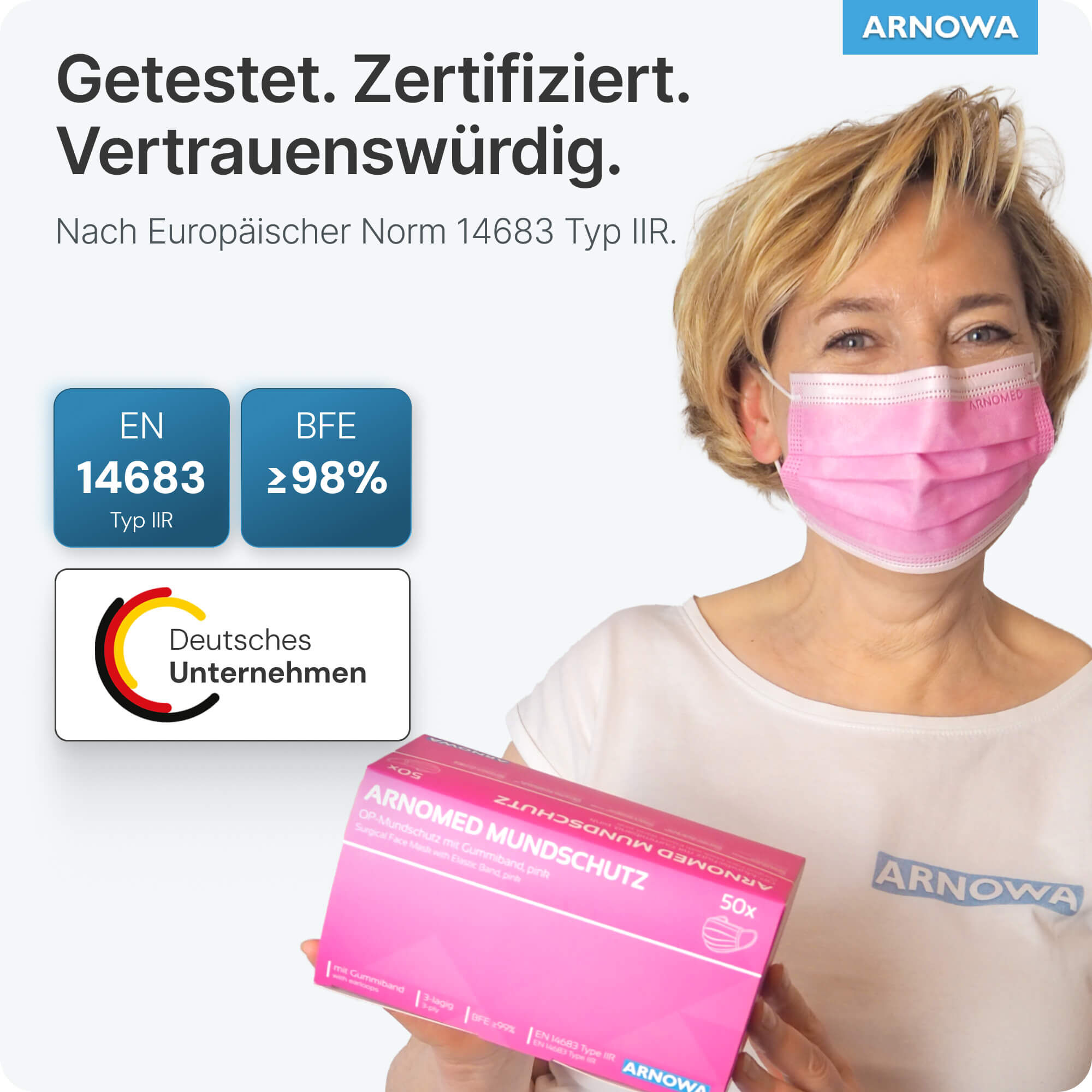 OP-Mundschutz Zertifikate