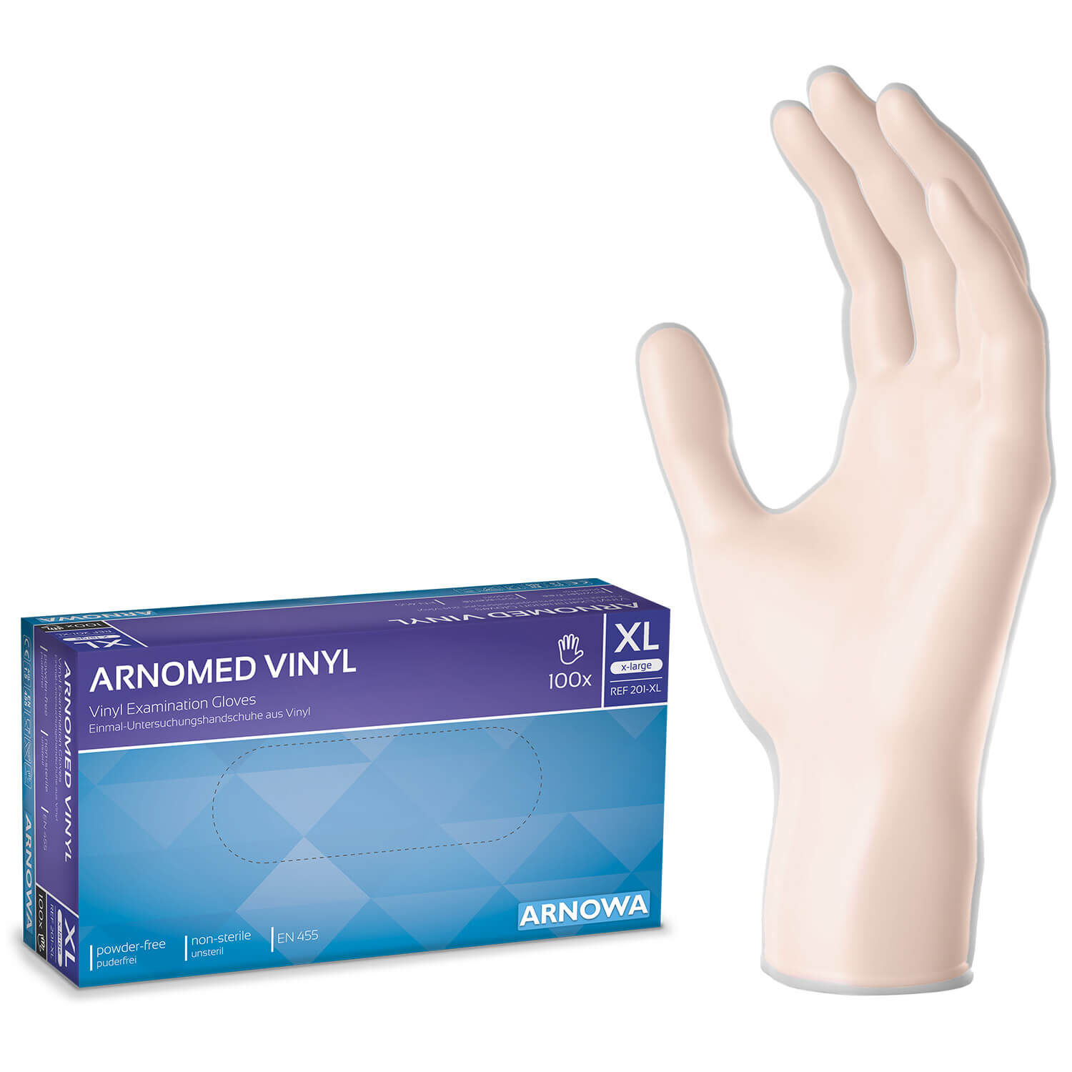ARNOMED VINYL PF - Vinyl Handschuhe puderfrei ARNOMED VINYL PF - Vinyl Handschuhe puderfrei