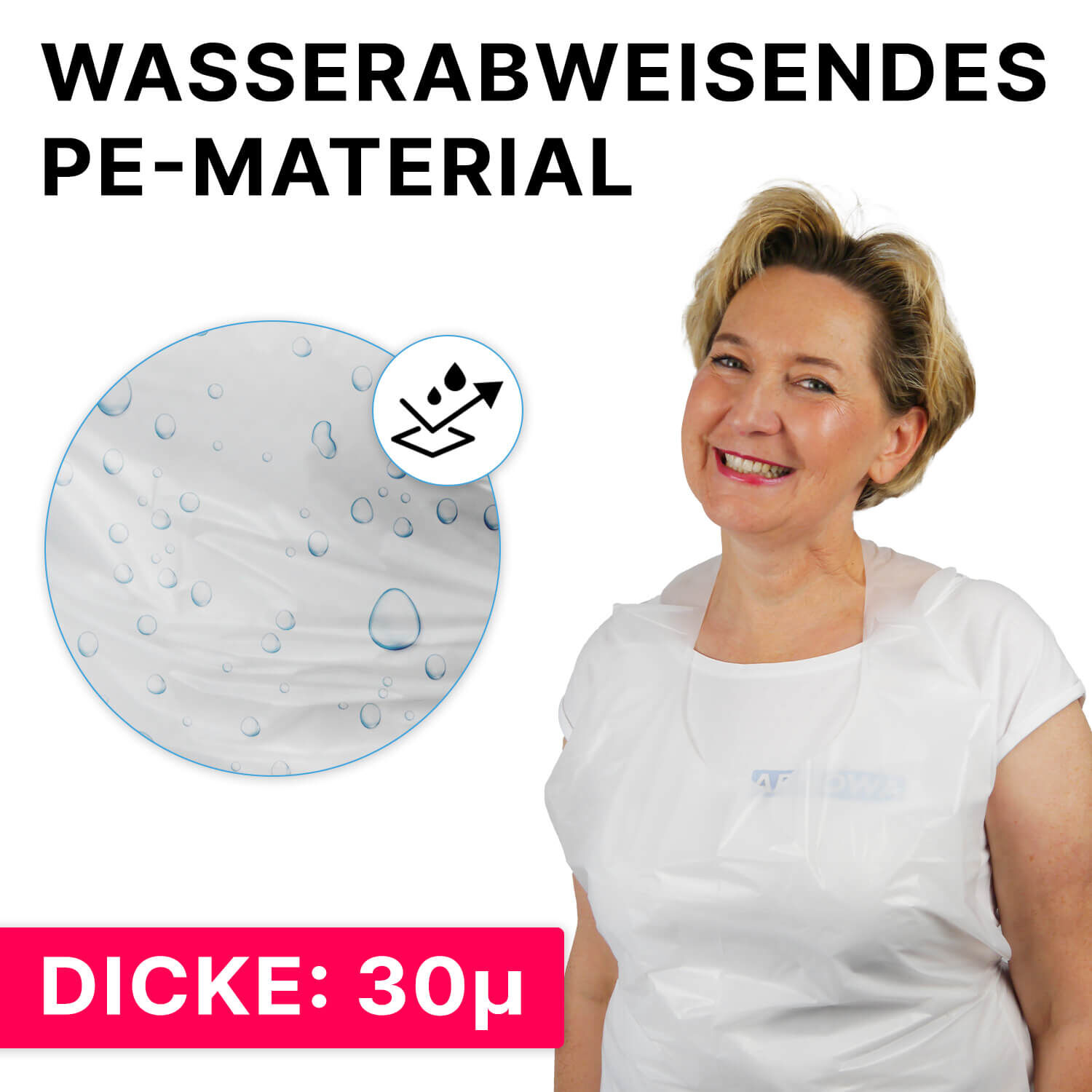 ARNOMED PE-Schürze Material ARNOMED PE-Schürze Material