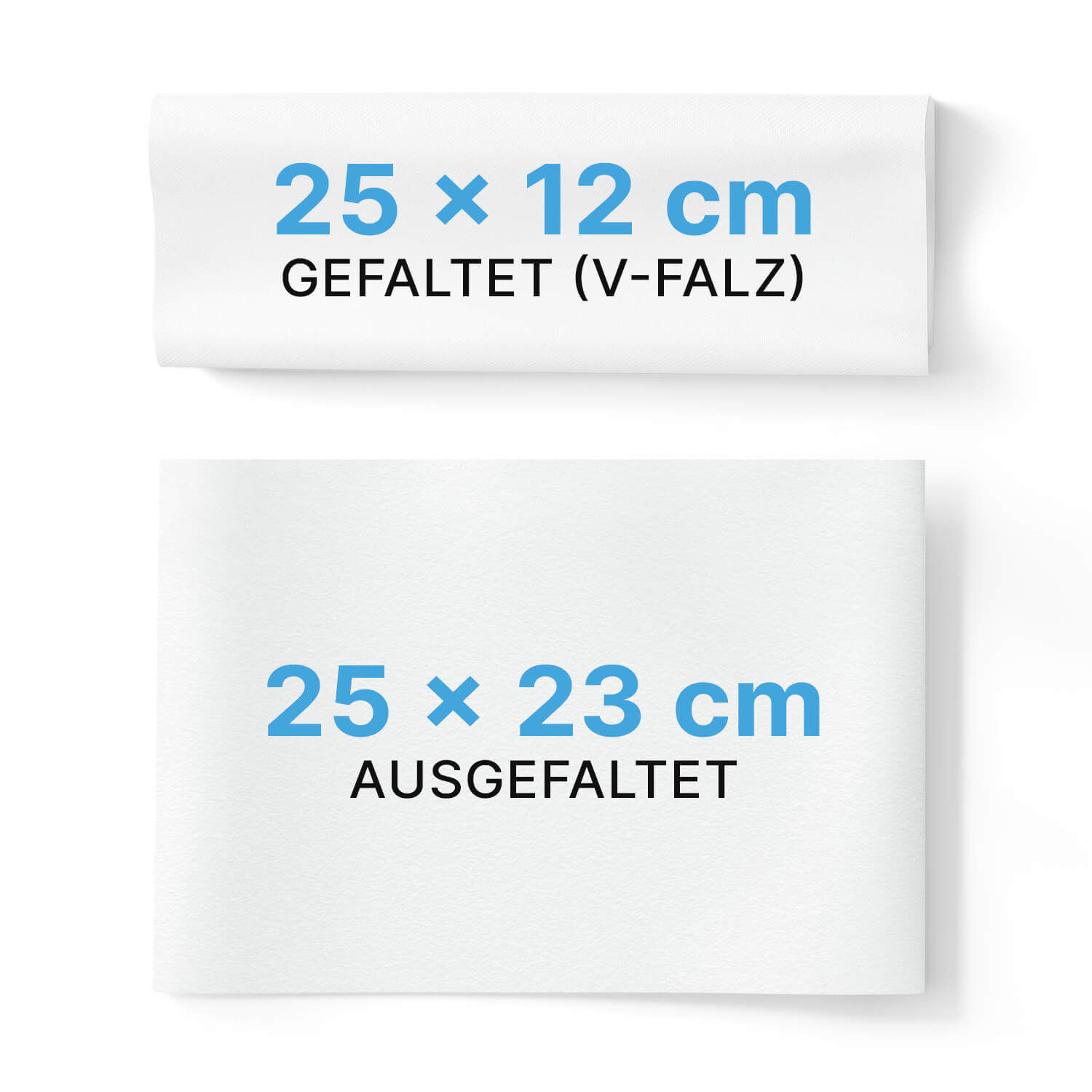 Papierhandtücher Größe