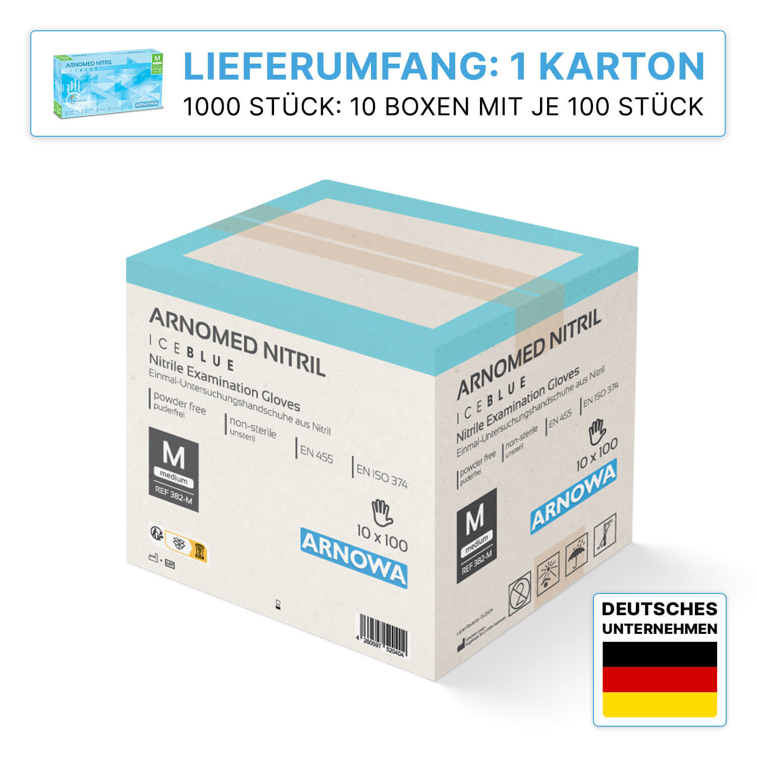 ARNOMED Nitril Handschuhe 1000 Stk ARNOMED Nitril Handschuhe 1000 Stk
