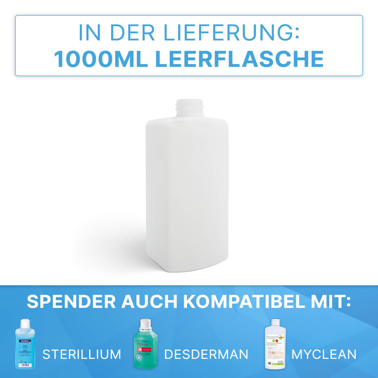 ARNOMED ABS Desinfektionsspender Leerflasche ARNOMED ABS Desinfektionsspender Leerflasche