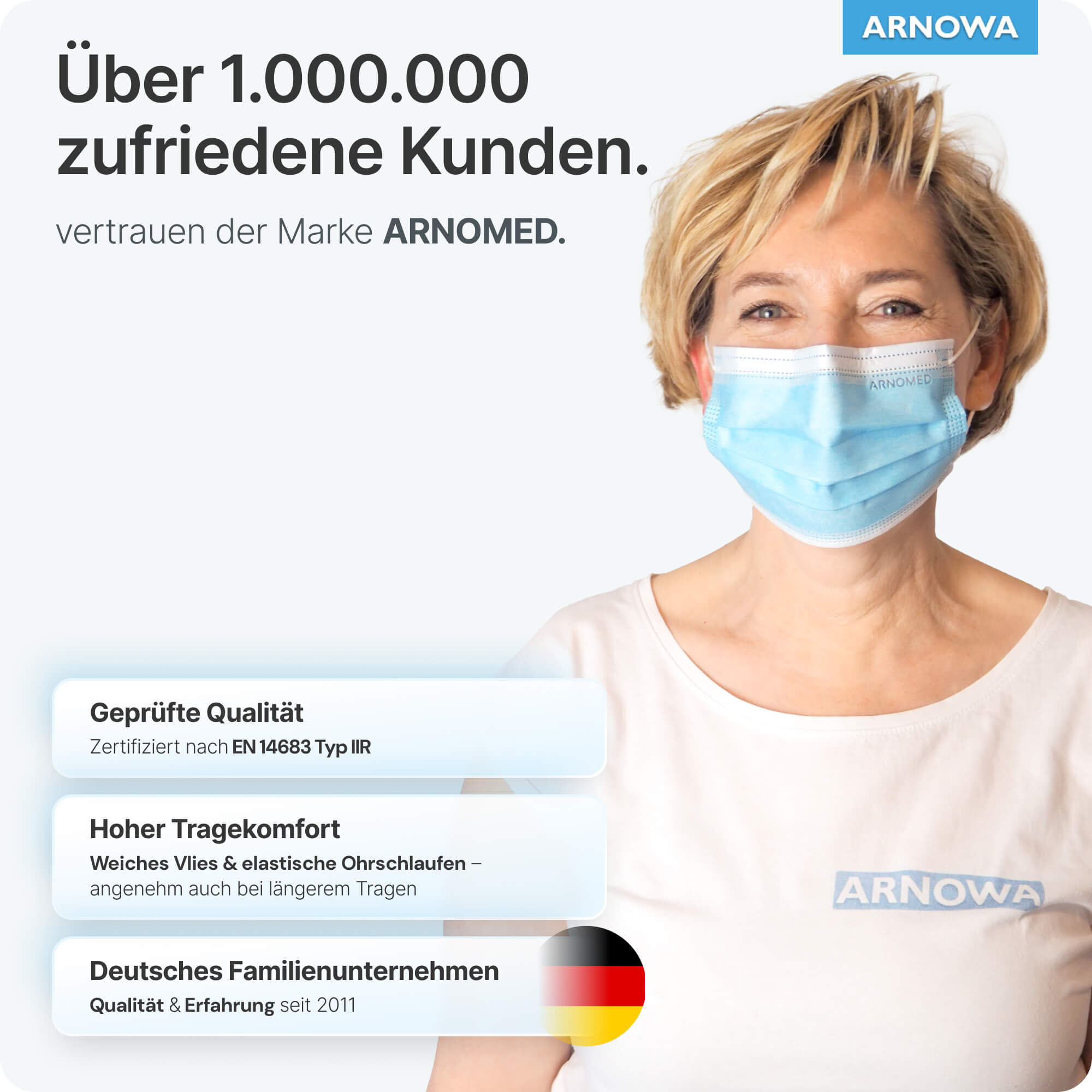 OP-Mundschutz Kundenzufriedenheit