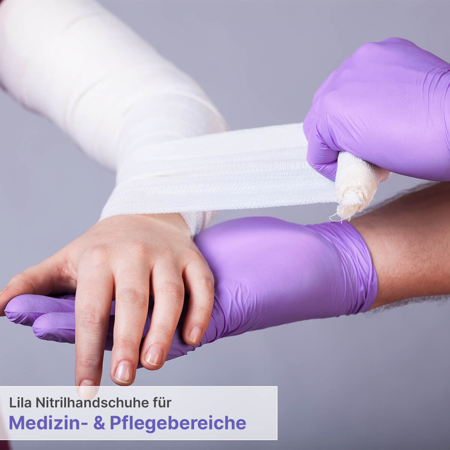 383-pt03 ARNOMED Nitrilhandschuhe Lila