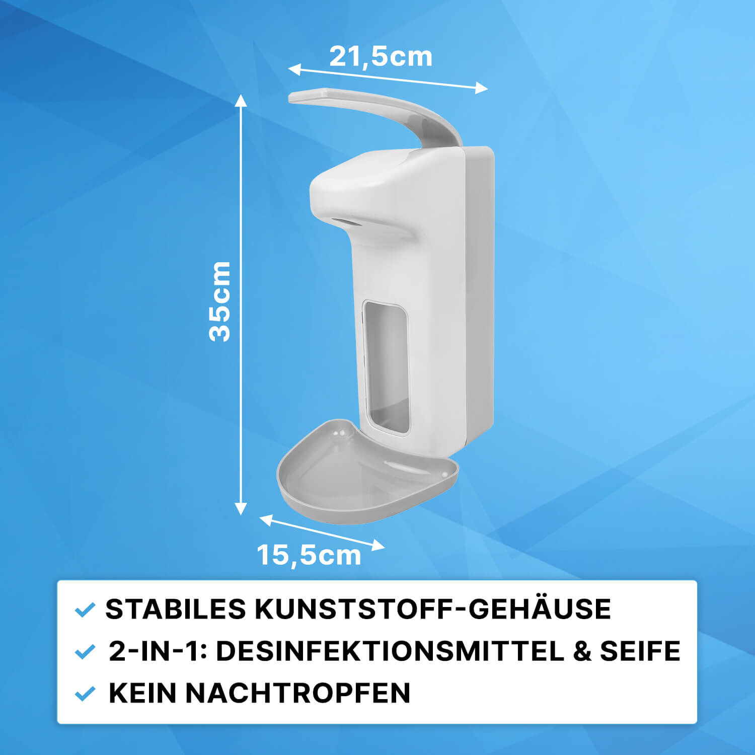 ARNOMED ABS Desinfektionsspender 1000ml ARNOMED ABS Desinfektionsspender 1000ml