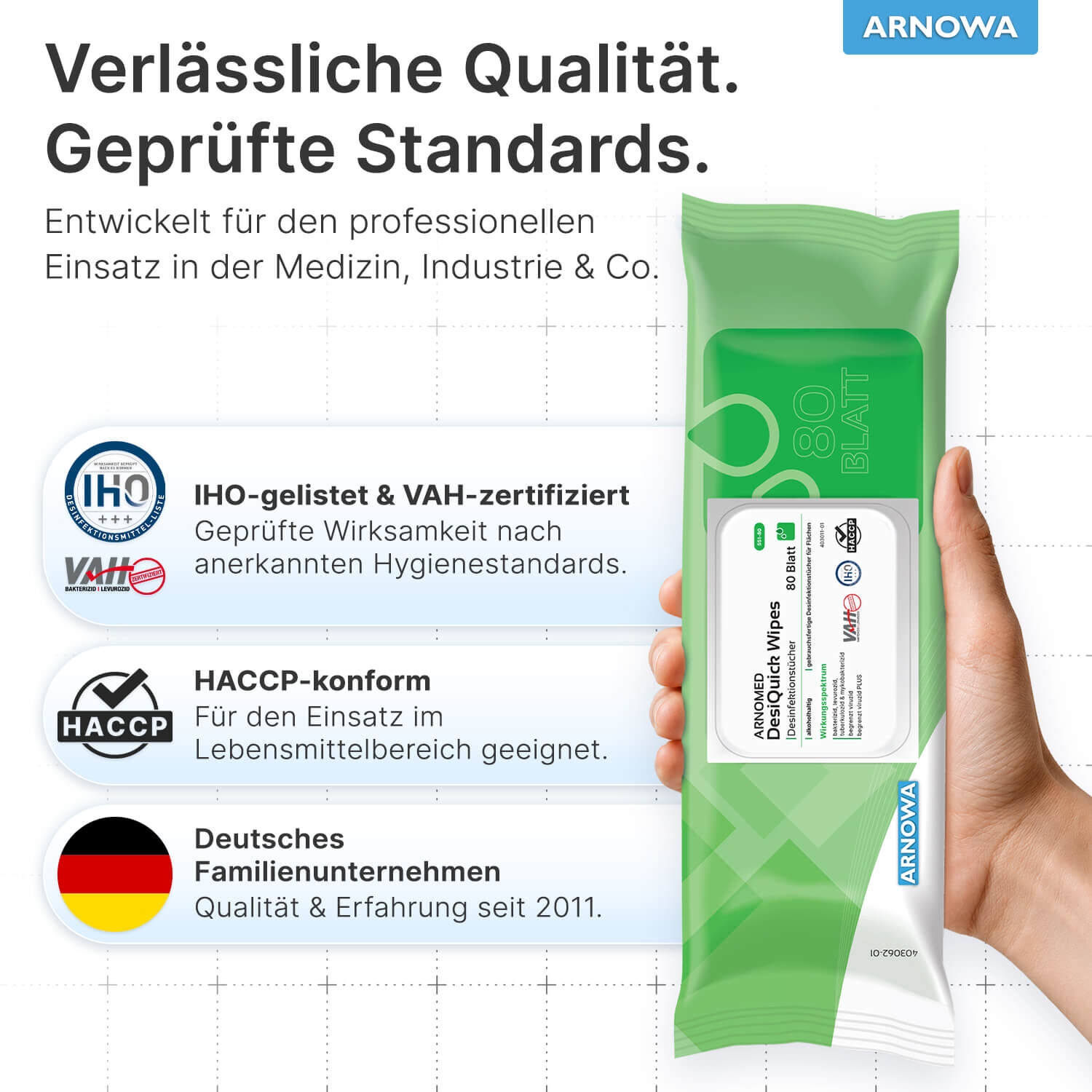 Desinfektionstücher Alkoholhaltig Qualität