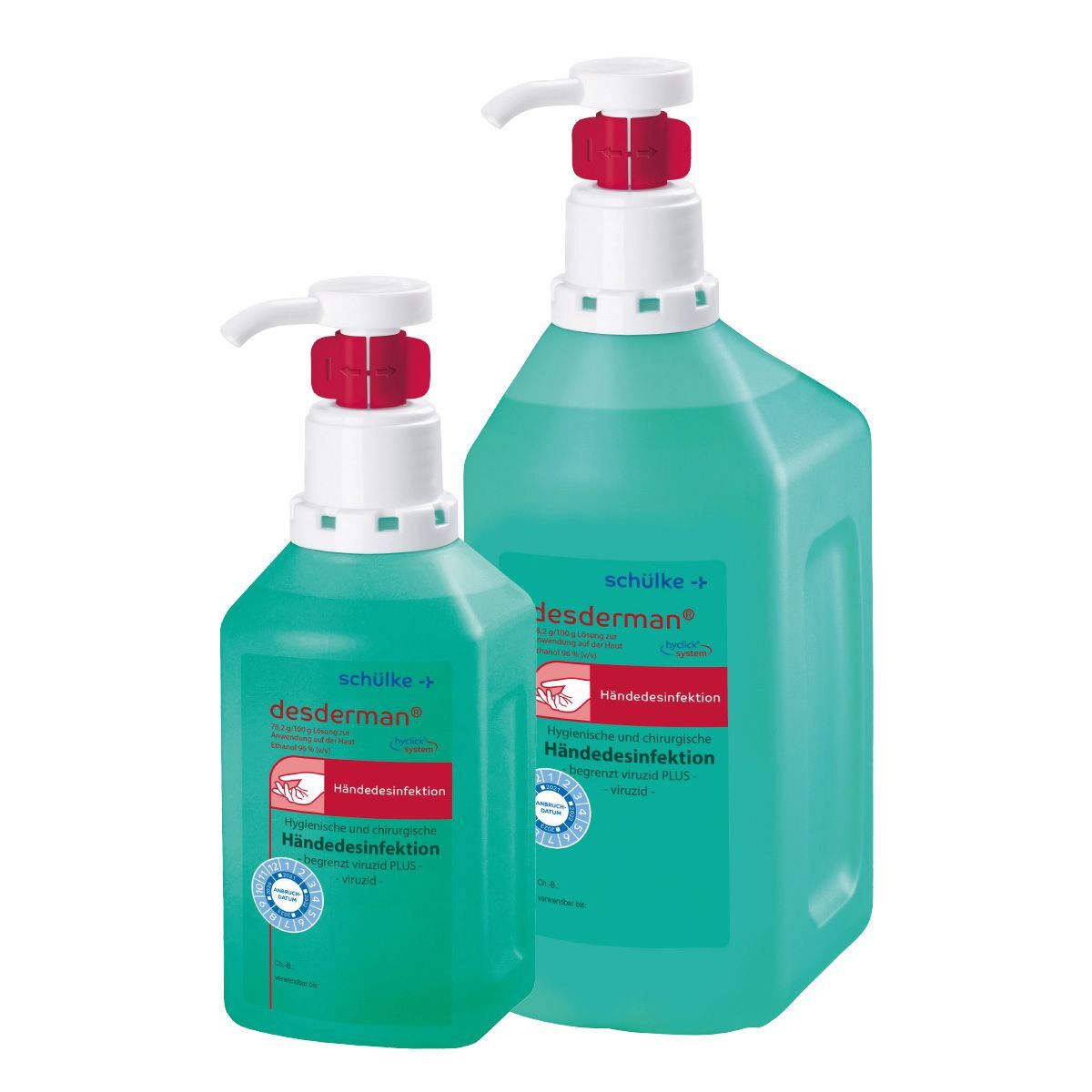 Schülke 20x 500ml desmanol® care hyclick® mit Wandhalterung
